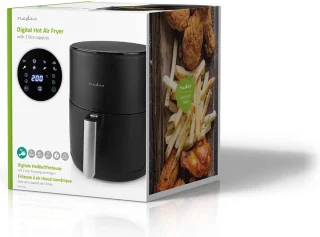 Nedis Heteluchtfriteuse 3L Digitaal Zwart