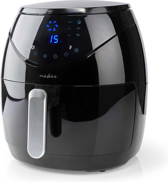 Nedis Heteluchtfriteuse 4.6L Digitaal Zwart