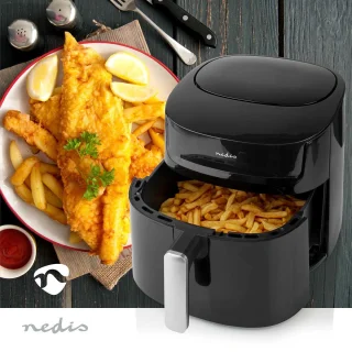 Nedis Heteluchtfriteuse 7,2L Digitaal Zwart