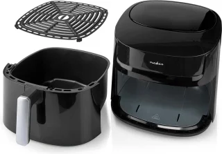 Nedis Heteluchtfriteuse 7,2L Digitaal Zwart
