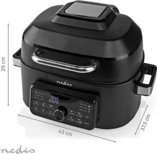 Nedis Heteluchtfriteuse Digi 6L Zwart