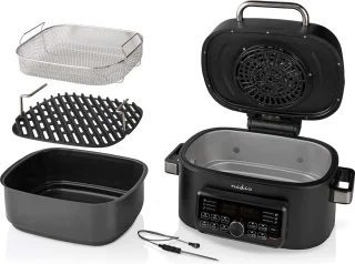 Nedis Heteluchtfriteuse Digi 6L Zwart