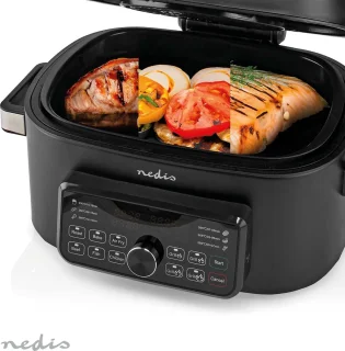 Nedis Heteluchtfriteuse Digi 6L Zwart