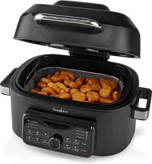 Nedis Heteluchtfriteuse Digi 6L Zwart