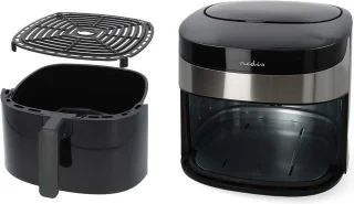 Nedis SmartLife Heteluchtfriteuse 7,2 l zwart Wi-Fi