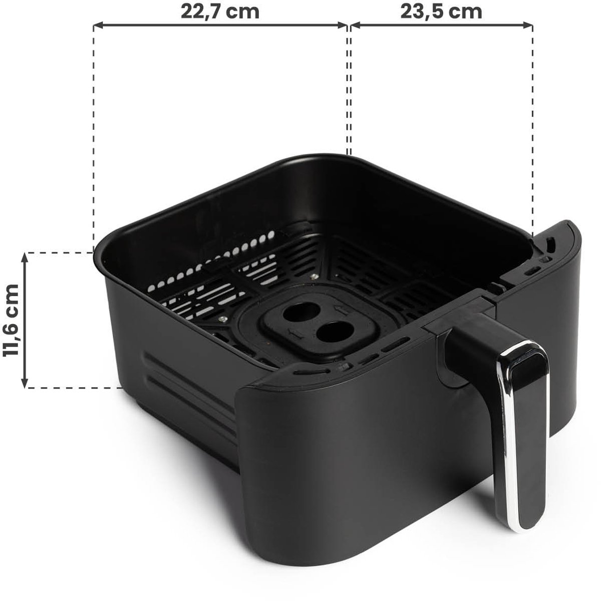 Nexxt Double Stacked Airfryer 11L Zwart