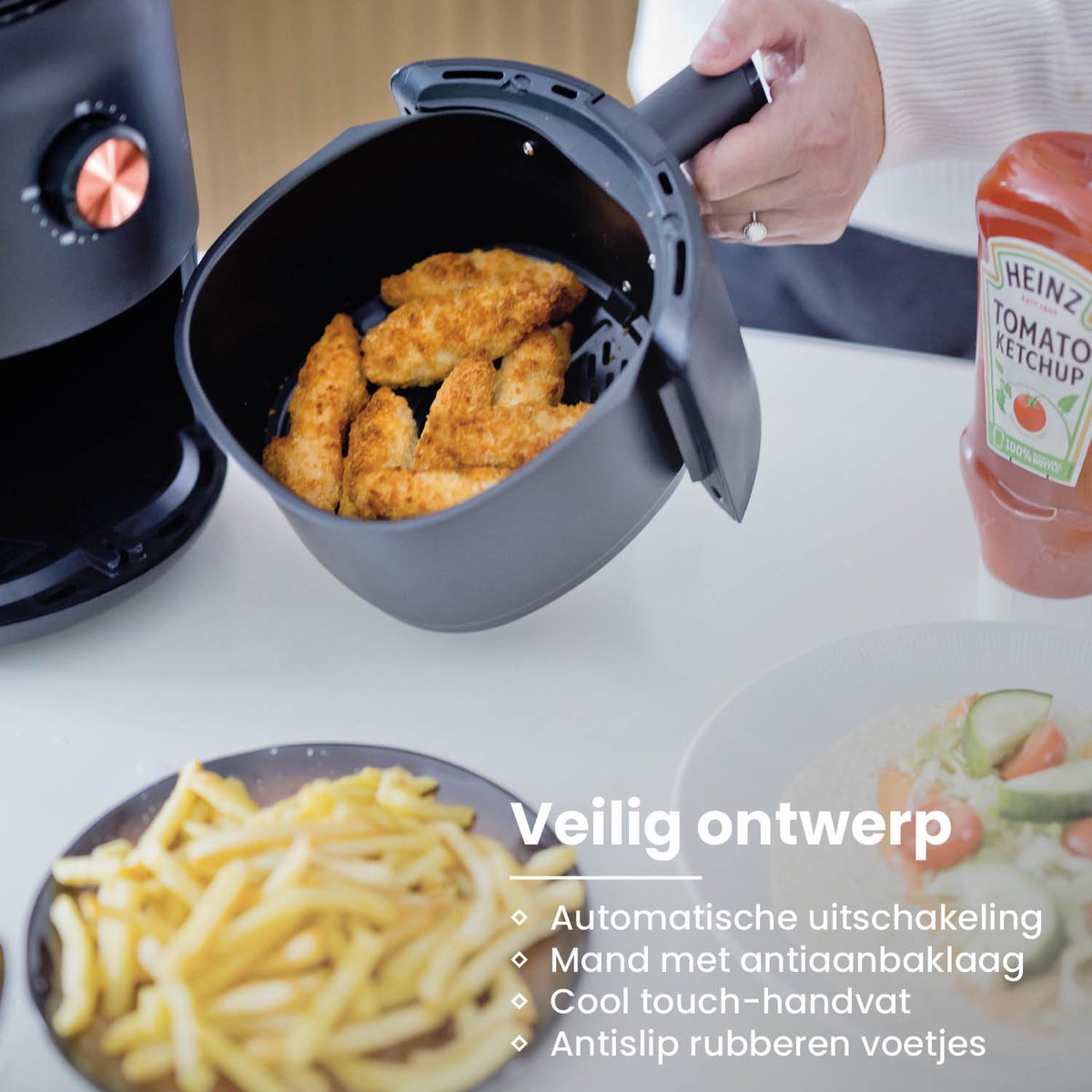 Nexxt Mini Airfryer 2,6L 1000W