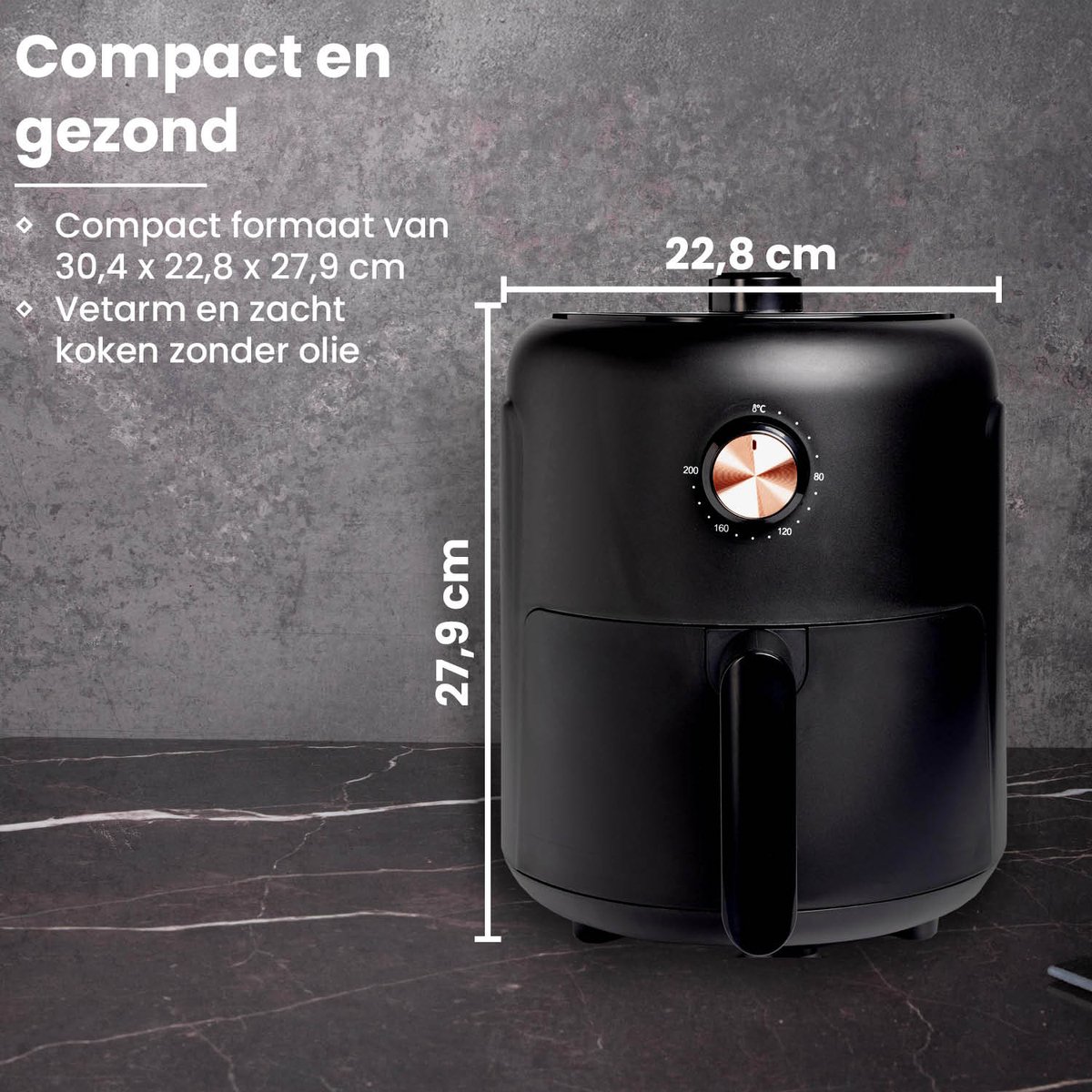 Nexxt Mini Airfryer 2,6L 1000W