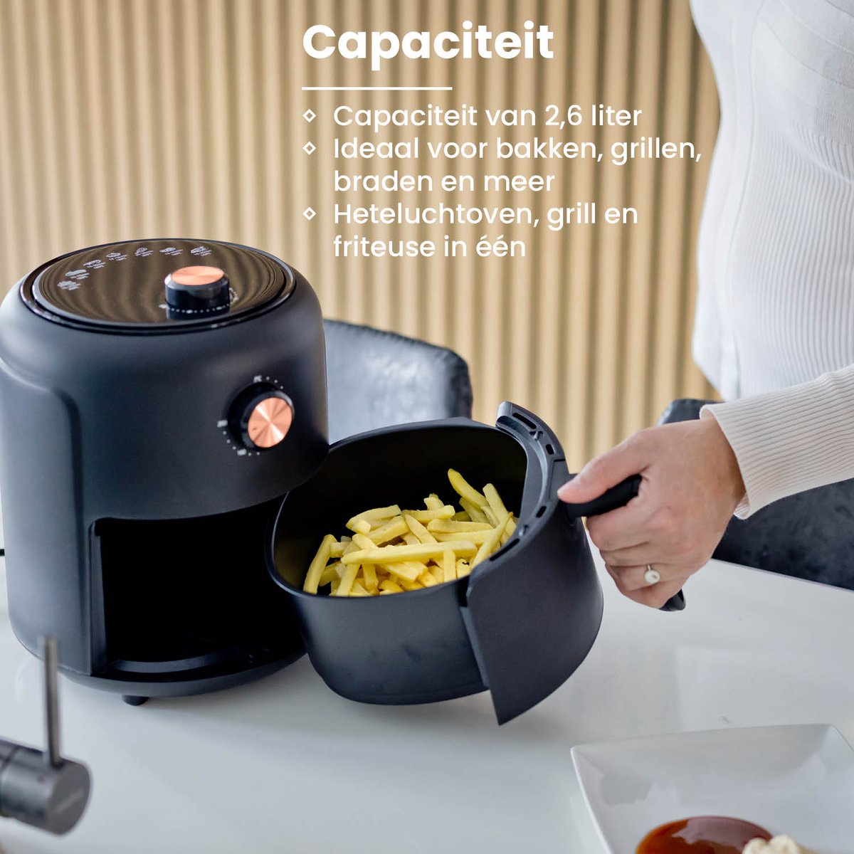 Nexxt Mini Airfryer 2,6L 1000W