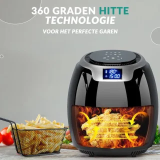 Niceey Airfryer XXL 8,0L Zwart
