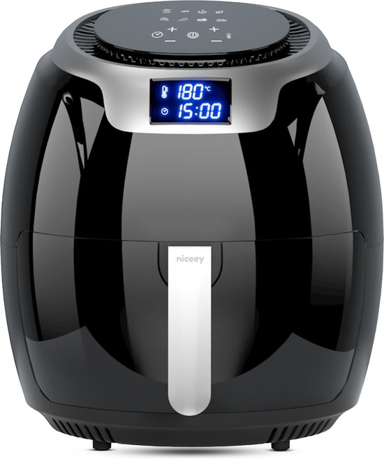 Niceey Airfryer XXL 8,0L Zwart review