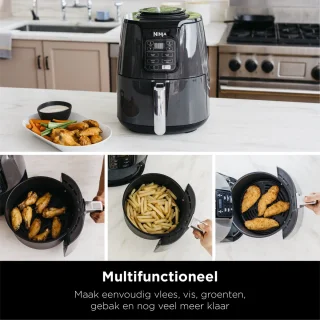 Ninja AF100EU Hetelucht Friteuse 3,8L Grijs/Zwart
