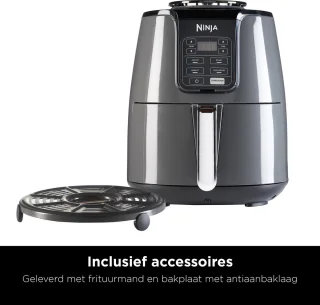 Ninja AF100EU Hetelucht Friteuse 3,8L Grijs/Zwart