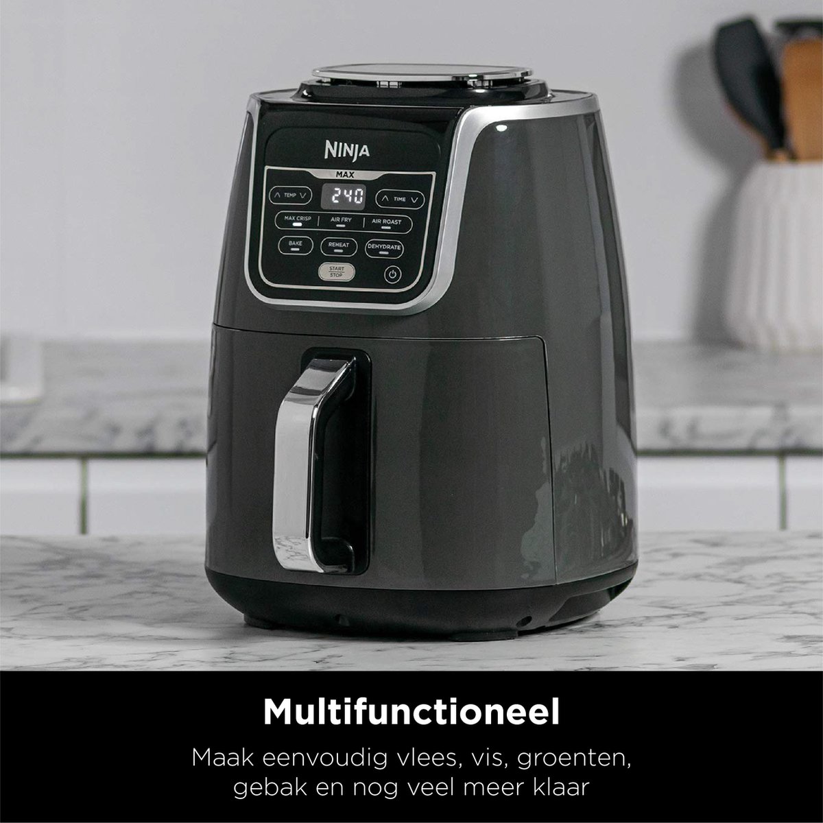 Ninja AF160EU Heteluchtfriteuse 5,2L Grijs/Zwart