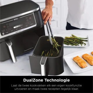 Ninja AF451EU Dubbele Airfryer XXL 9.5L Dual Zone