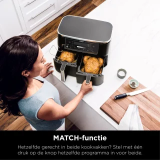 Ninja AF451EU Dubbele Airfryer XXL 9.5L Dual Zone