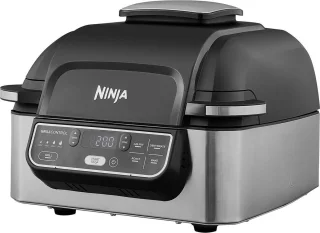 Ninja AG301EU 2-in-1 Grill & Heteluchtfriteuse 5,7L Grijs/Zwart