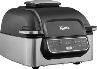 Ninja AG301EU 2-in-1 Grill & Heteluchtfriteuse 5,7L Grijs/Zwart
