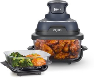 Ninja CRISPi FN101EUGY — compacte glazen airfryer voor slimme, knapperige maaltijden