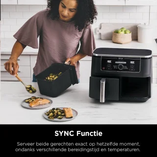 Ninja Foodi AF400EU Dubbele Airfryer XXL 9.5L