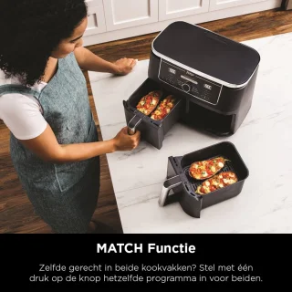 Ninja Foodi AF400EU Dubbele Airfryer XXL 9.5L