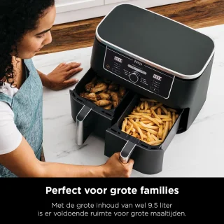 Ninja Foodi AF400EU Dubbele Airfryer XXL 9.5L