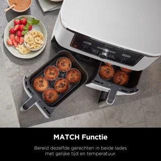 Ninja Foodi AF400EUWH Limited Edition Airfryer XXL Dual Zone