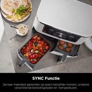 Ninja Foodi AF400EUWH Limited Edition Airfryer XXL Dual Zone