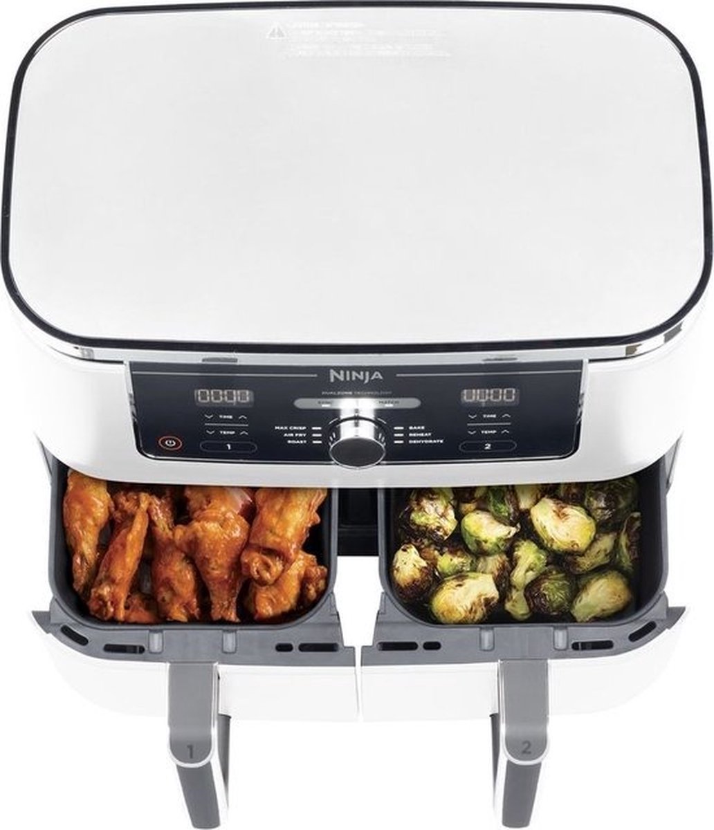 Ninja Foodi AF400EUWH Limited Edition Airfryer XXL Dual Zone