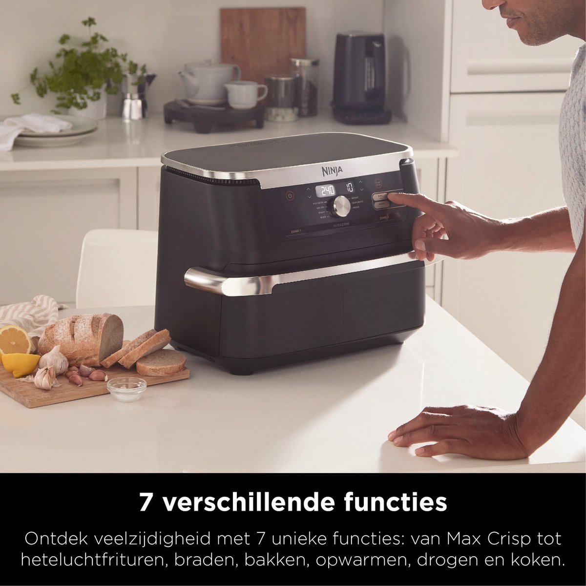 Ninja Foodi AF500EU Mega Dubbele Airfryer XXL