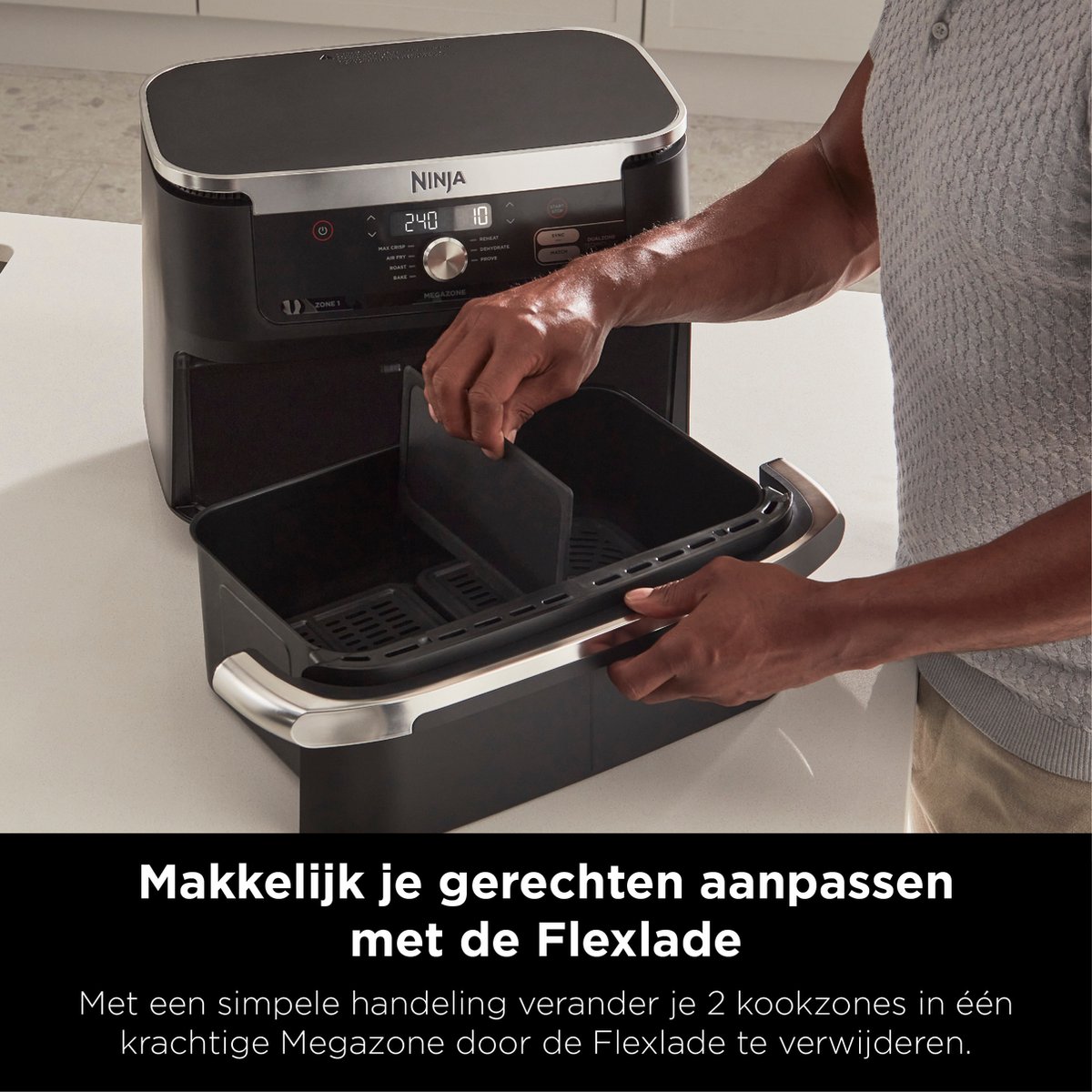 Ninja Foodi AF500EU Mega Dubbele Airfryer XXL