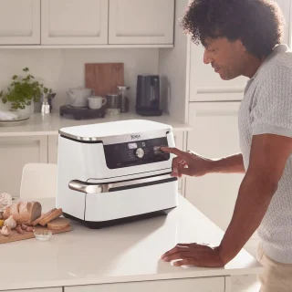 Ninja Foodi AF500EUWH Mega Dubbele Airfryer XXL Wit