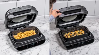 Ninja Foodi AG551EU Multifunctionele Grill en Heteluchtfriteuse 3.8L