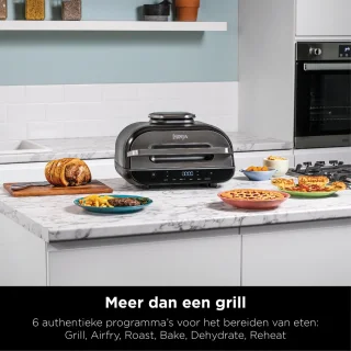 Ninja Foodi AG551EU Multifunctionele Grill en Heteluchtfriteuse 3.8L