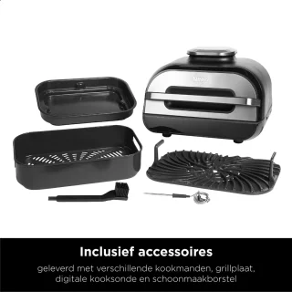 Ninja Foodi AG551EU Multifunctionele Grill en Heteluchtfriteuse 3.8L