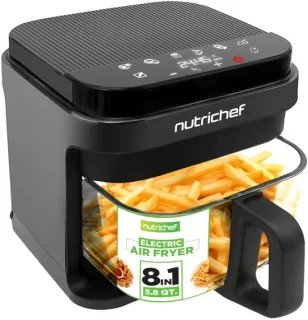 Nutrichef Airfryer 5,5 L Zwart
