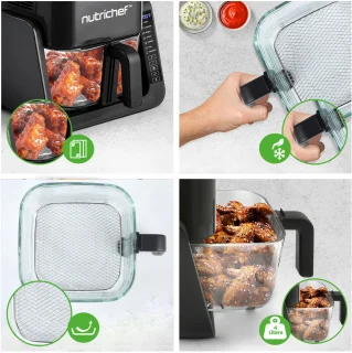 NutriChef Airfryer & Grill 3,8 L