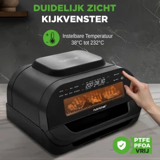 NutriChef Smokeless Grill - Airfryer & Grill