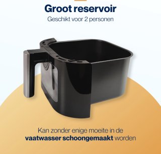 Ocina Airfryer 4,5L 1600W Zwart