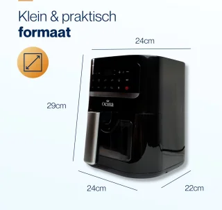Ocina Airfryer 4,5L 1600W Zwart