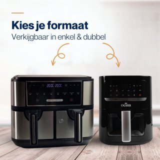 Ocina Airfryer 4,5L 1600W Zwart