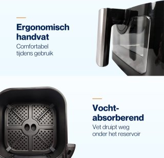 Ocina Airfryer 4,5L 1600W Zwart