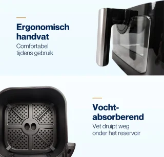 Ocina Airfryer 4,5L 1600W Zwart