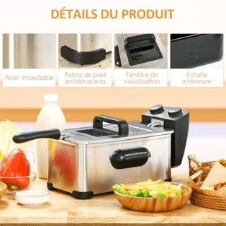 Oliefriteuse 3 L