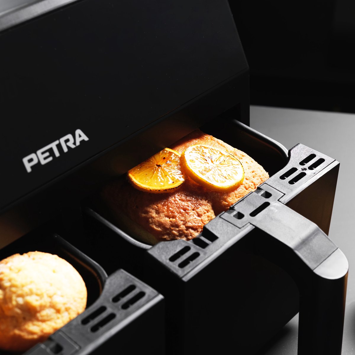 Petra Airfryer dubbele lades 7.4L