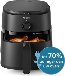 Philips 1000 Series Airfryer NA120/00 Zwart 4.2L