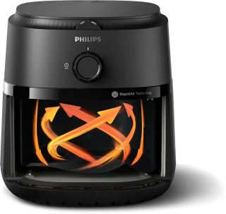 Philips 1000 Series Airfryer NA120/00 Zwart 4.2L