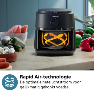 Philips 1000 Series Airfryer NA120/00 Zwart 4.2L