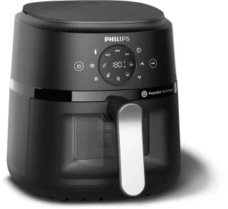 Philips 2000 Series NA211/00 Heteluchtfriteuse 3,2L Zwart/Zilver