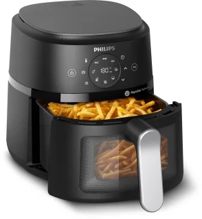 Philips 2000 Series NA211/00 Heteluchtfriteuse 3,2L Zwart/Zilver